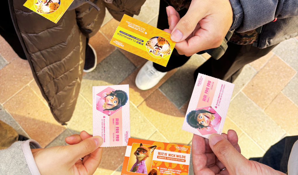 上海ディズニーランドの2デーチケットはズートピアのキャラ